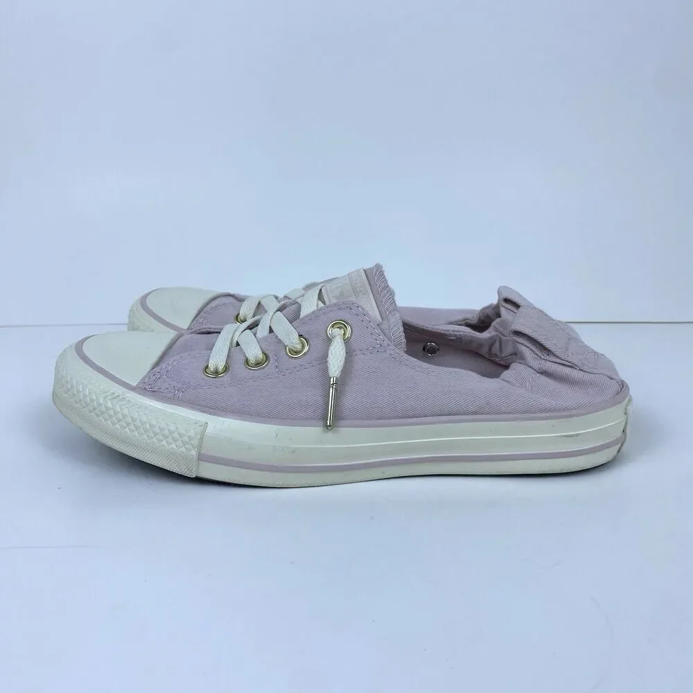 Converse Chuck Taylor Shoreline Slip-On Shoe Barely Rose/White Women's Sz 8.5 US
